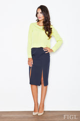 Skirt 399 – Figl, Navy – Skirt – image 2