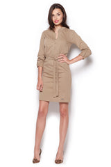 Day Dress 287 – Figl, Beige – Day Dress