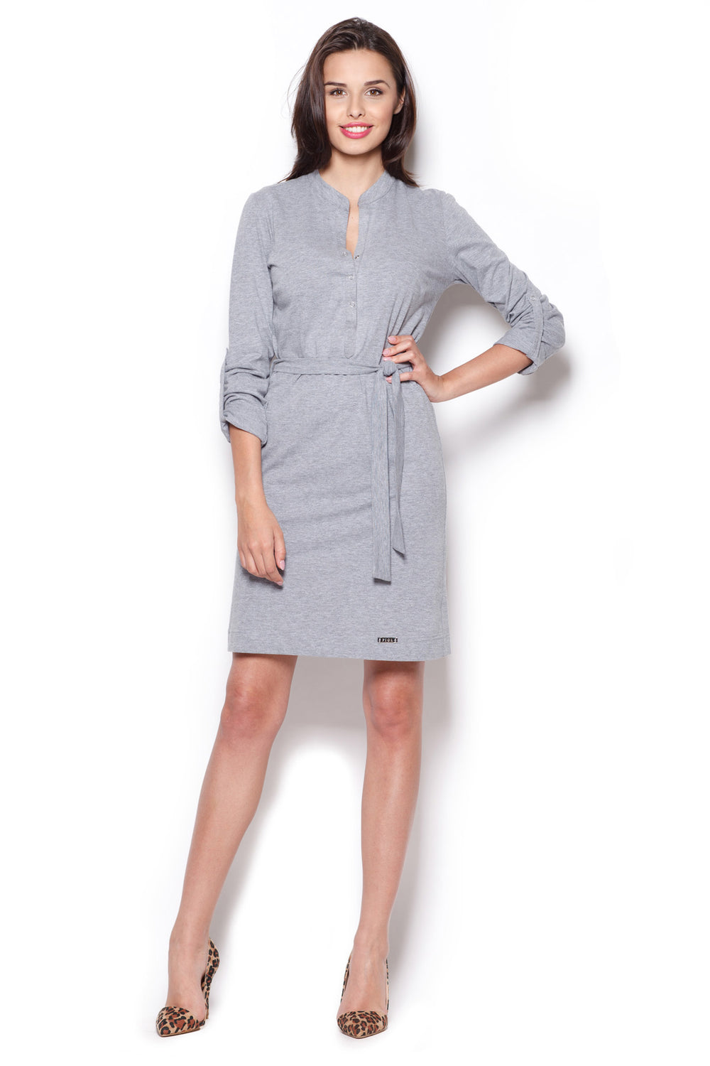 Day Dress 287 – Figl, Grey – Day Dress – image 2