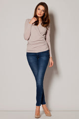Jumper 247 – Figl, Beige – Jumper