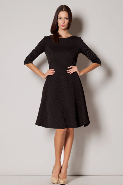 Day Dress 235 – Figl, Black – Day Dress – image 2