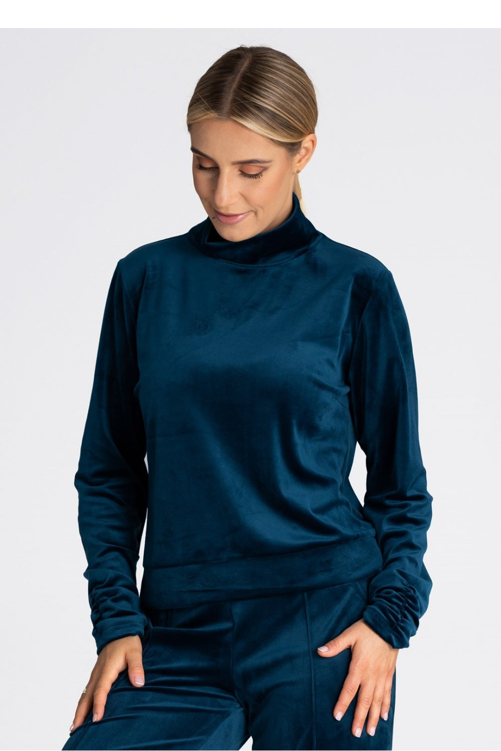 Sweatshirt M967 – Figl, Teal – Sweatshirt