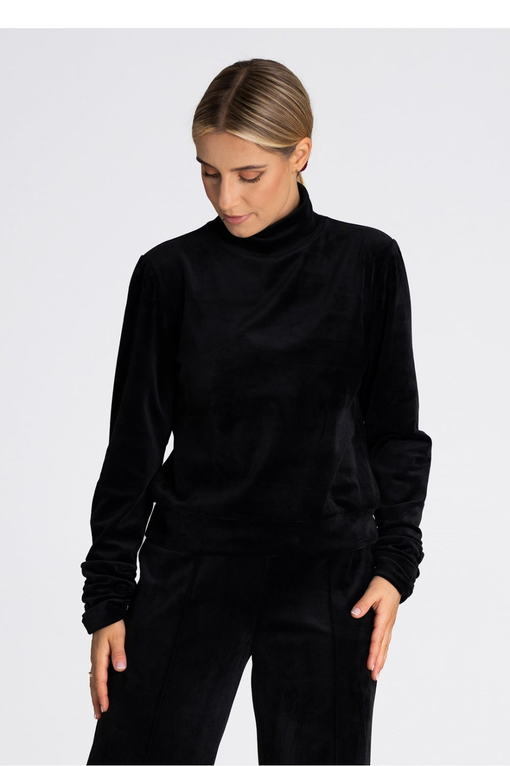Sweatshirt M967 – Figl, Black – Sweatshirt – image 2