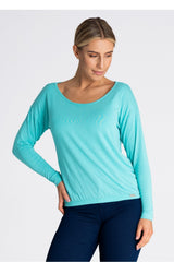 Blouse M981 – Figl, Green – Blouse – image 2