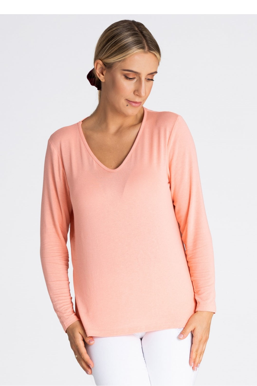 Blouse M980 – Figl, Pink – Blouse – image 3