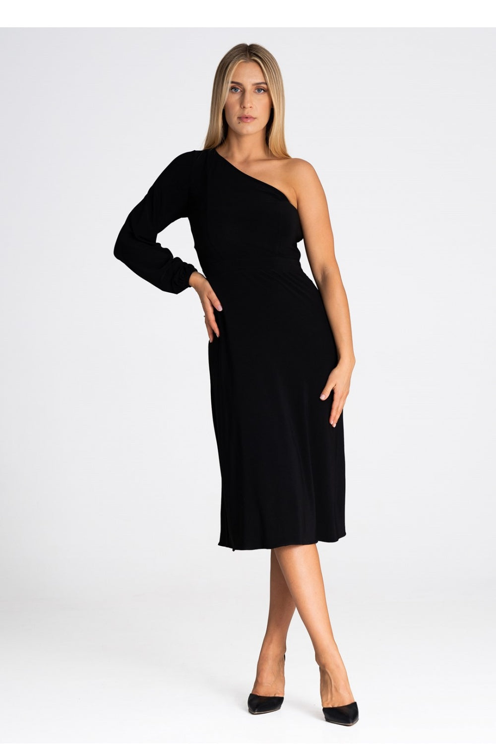 Cocktail dress M962 – Figl, Black – Cocktail Dress