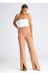 Women's Trousers M955 – Figl, Brown – Pants