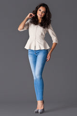 Jacket 132 – Figl, Beige – Jacket – image 4