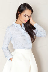 Long sleeve shirt 284 – Figl, Blue – Shirt