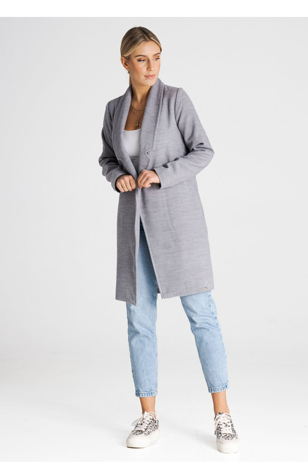 Coat M990 – Figl, Grey – Coat