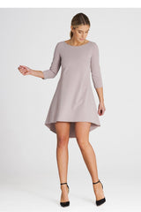 Cocktail dress M988 – Figl, Beige – Cocktail Dress – image 2