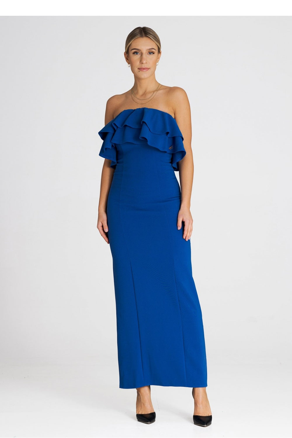 Cocktail dress M987 – Figl, Sapphire Blue – Cocktail Dress