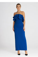 Cocktail dress M987 – Figl, Sapphire Blue – Cocktail Dress
