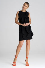 Cocktail dress M1002 – Figl, Black – Cocktail Dress