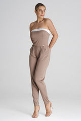 Suit M1025 – Figl, Beige – Jumpsuit