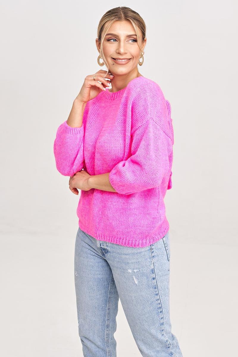 Jumper M993 – Figl, Pink – Jumper – image 3