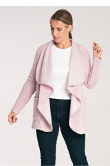 Cardigan M1043 – Figl, Pink – Cardigan – image 2