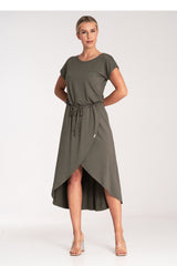 Day Dress M1041 – Figl, Olive – Day Dress – image 2