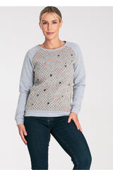 Sweatshirt M1046 – Figl, Grey – Sweatshirt