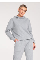 Sweatshirt M1034 – Figl, Grey – Sweatshirt – image 4