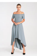 Evening dress M1032 – Figl, Grey – Evening Dress