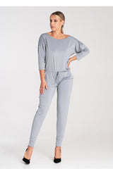 Suit M1030 – Figl, Grey – Jumpsuit