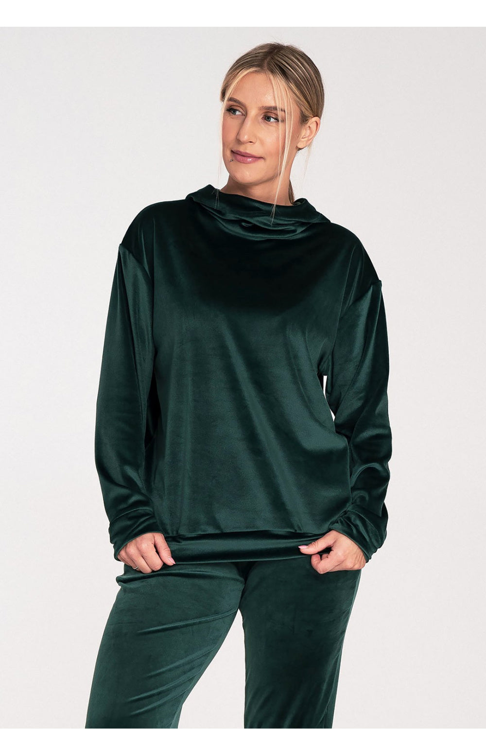 Sweatshirt M745 – Figl, Green – Sweatshirt – image 5
