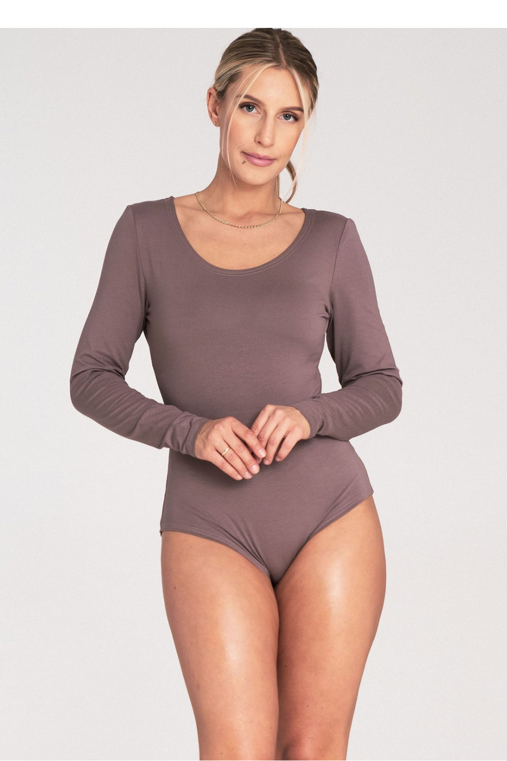 Shapewear Body M1038 – Figl, Brown – Bodysuit – image 4