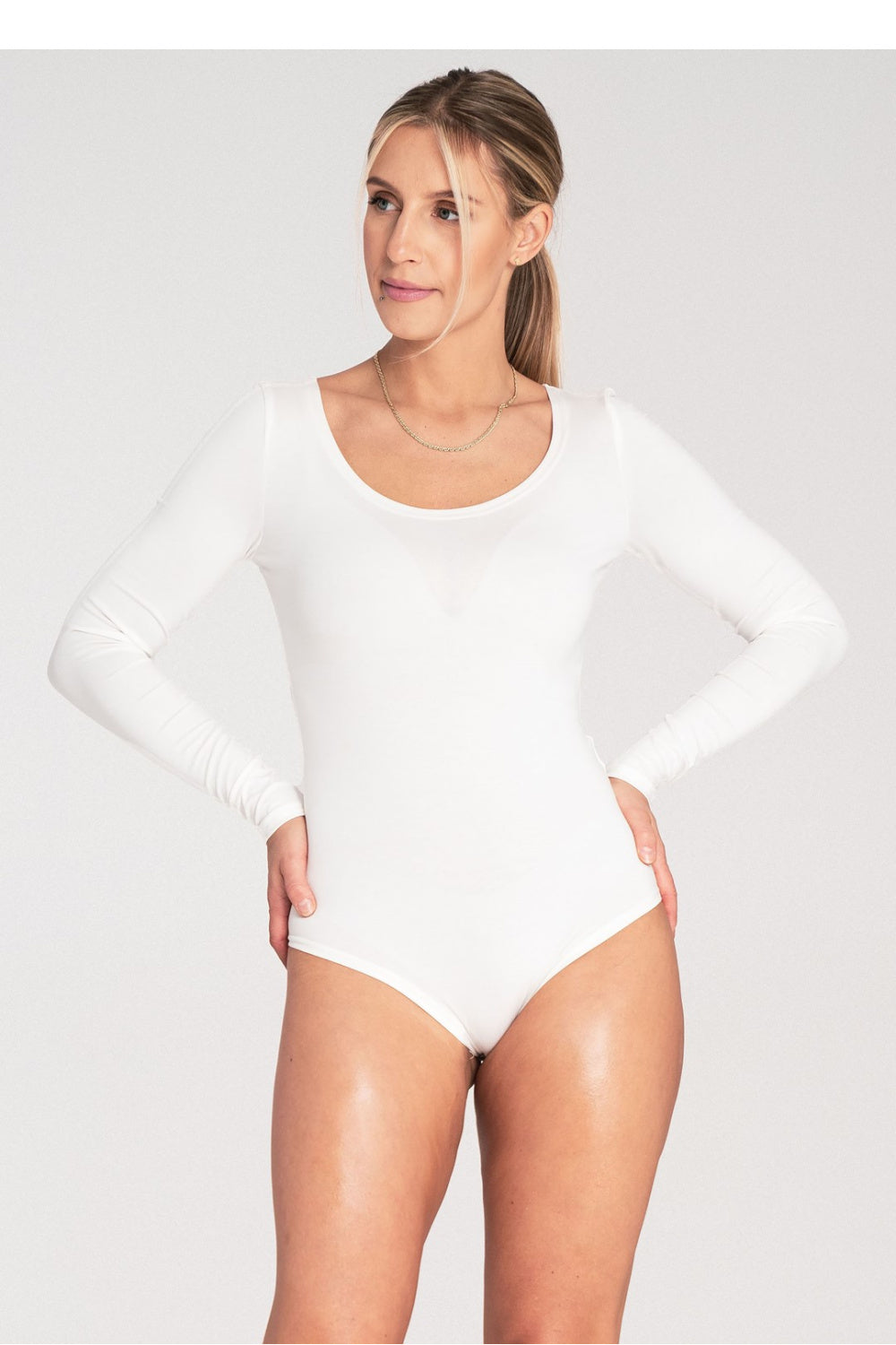 Shapewear Body M1038 – Figl, Ecru – Bodysuit – image 5