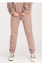 Tracksuit trousers M1056 – Figl, Beige – Track Pants – image 2
