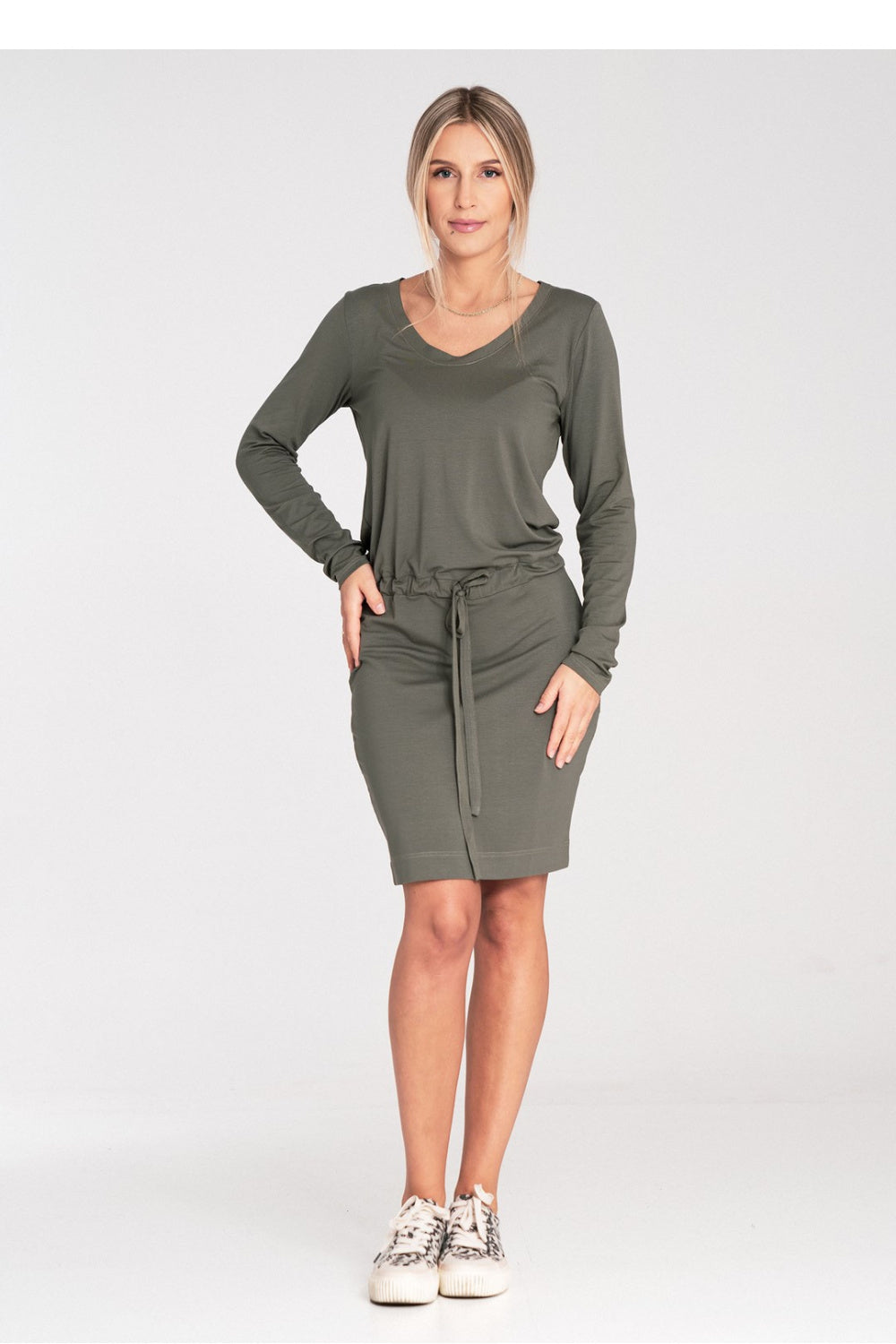 Day Dress M1049 – Figl, Olive – Day Dress
