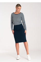Day Dress M1057 – Figl, Navy – Day Dress – image 3