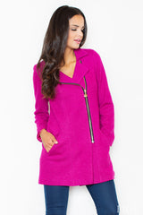 Coat M405 – Figl, Dark Pink – Coat
