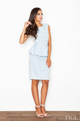 Day Dress M401 – Figl, Sky Blue – Day Dress