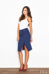Skirt M398 – Figl, Blue – Skirt – image 2