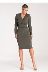 Day Dress M1078 – Figl, Olive – Day Dress – image 3