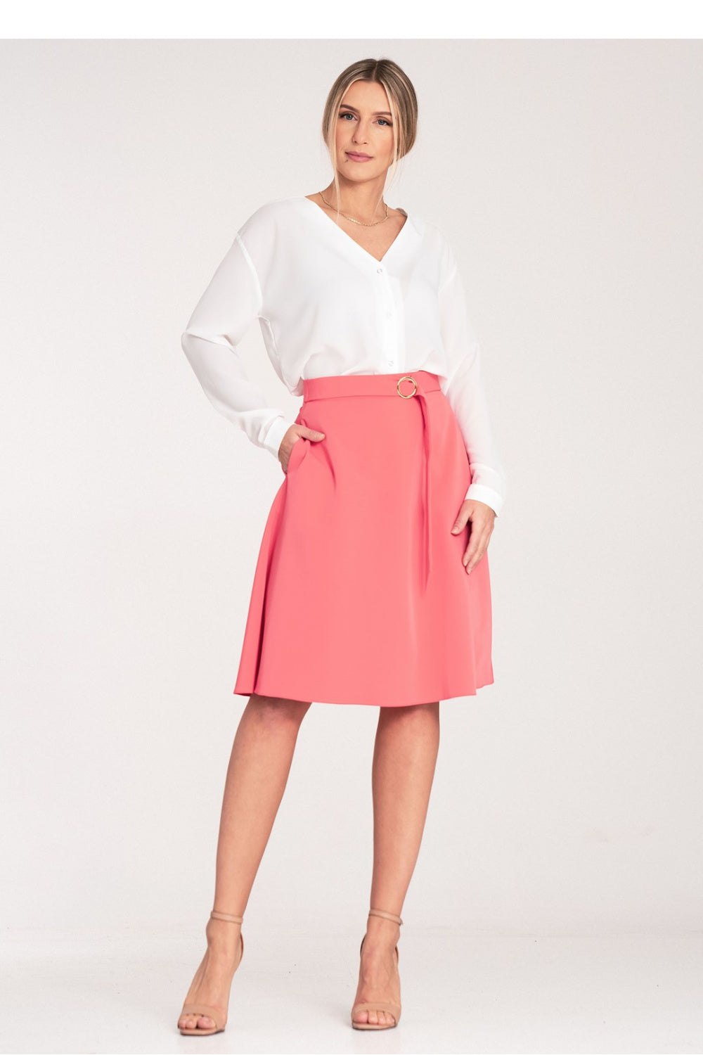 Skirt M1074 – Figl, Coral – Skirt