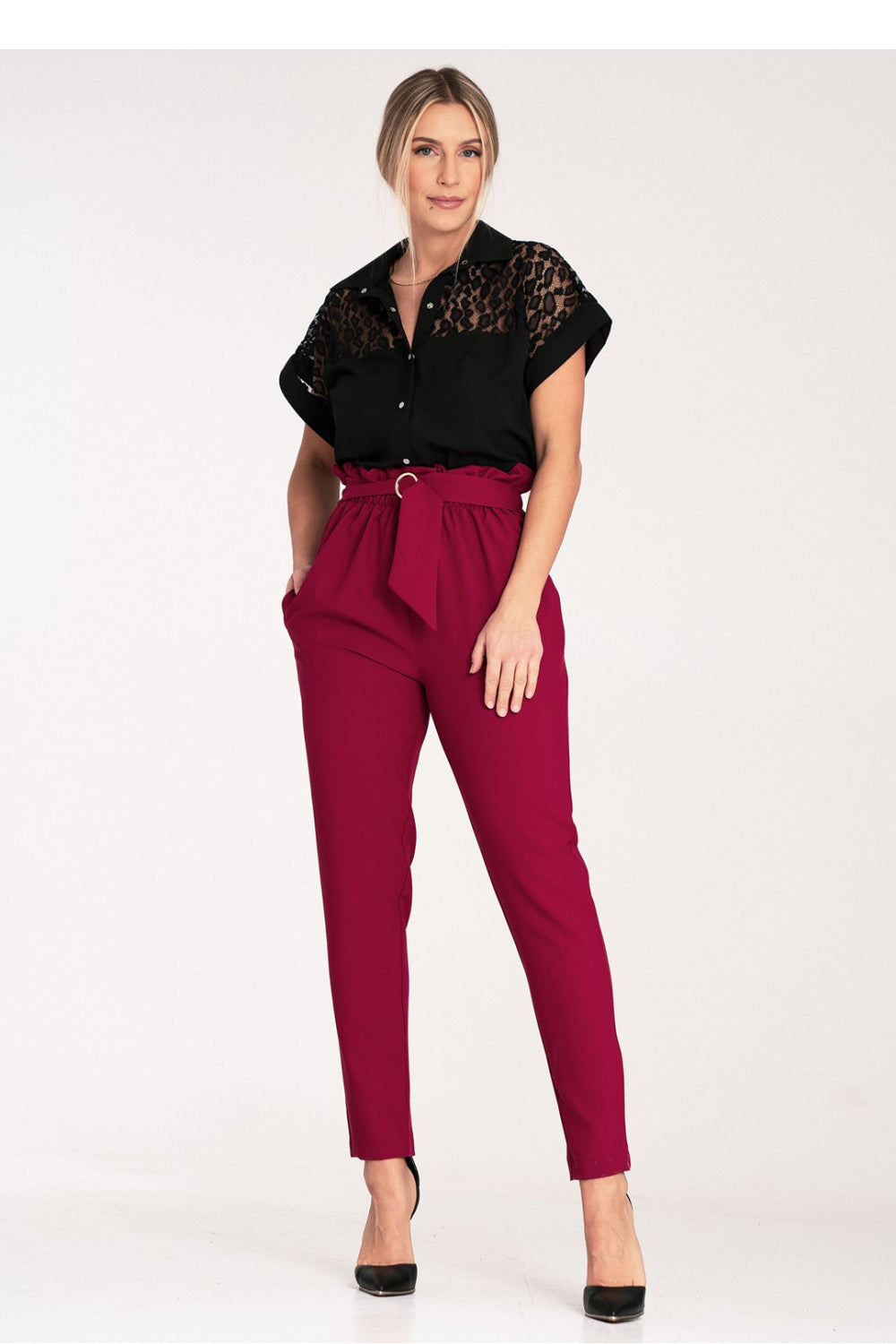 Short sleeve shirt M1073 – Figl – Shirt – image 3