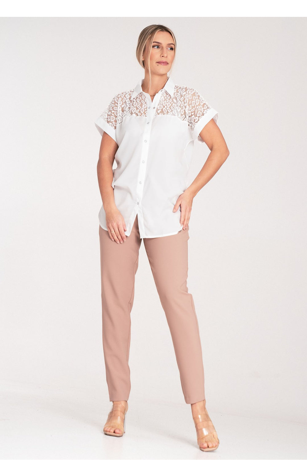 Short sleeve shirt M1073 – Figl – Shirt – image 6
