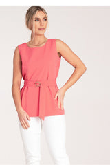 Blouse M1071 – Figl, Coral – Blouse – image 3