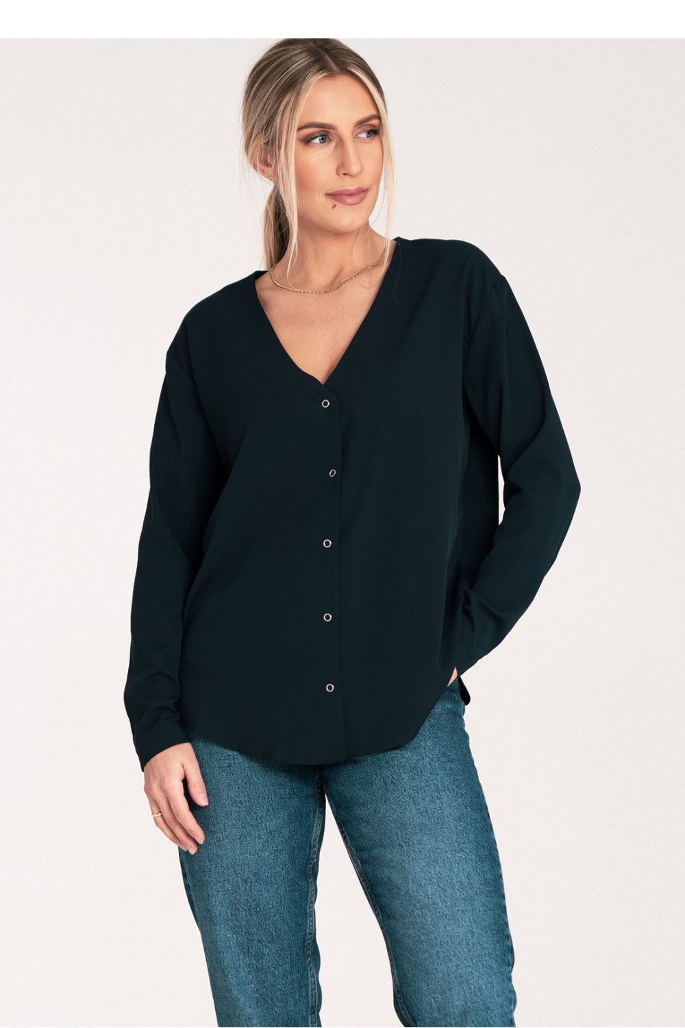 Long sleeve shirt M1070 – Figl – Shirt – image 15