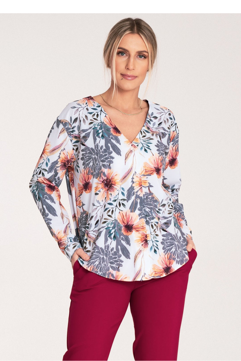 Long sleeve shirt M1070 – Figl, Pattern 107 – Shirt – image 6