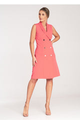 Day Dress M1067 – Figl, Coral – Day Dress – image 2