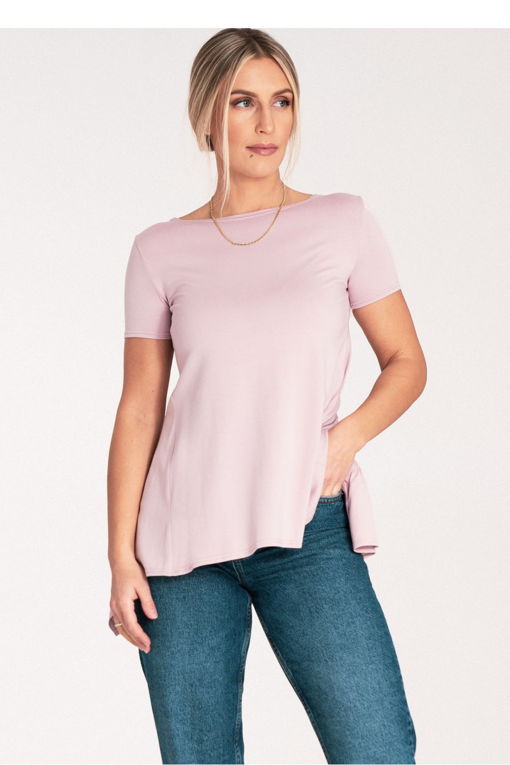 Blouse M1051 – Figl, Pink – Blouse – image 2