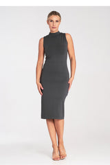 Day Dress M1031 – Figl, Grey – Day Dress