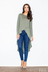 Tunic M412 – Figl, Khaki – Tunic – image 2