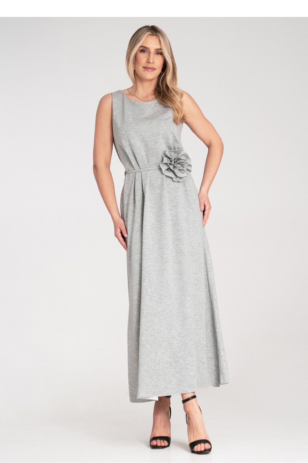 Day Dress M1191 – Figl, Grey – Day Dress