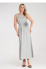 Day Dress M1191 – Figl, Grey – Day Dress