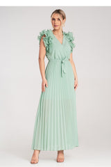 Cocktail dress M1189 – Figl, Mint – Cocktail Dress – image 3