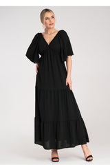 Day Dress M1185 – Figl, Black – Day Dress – image 2